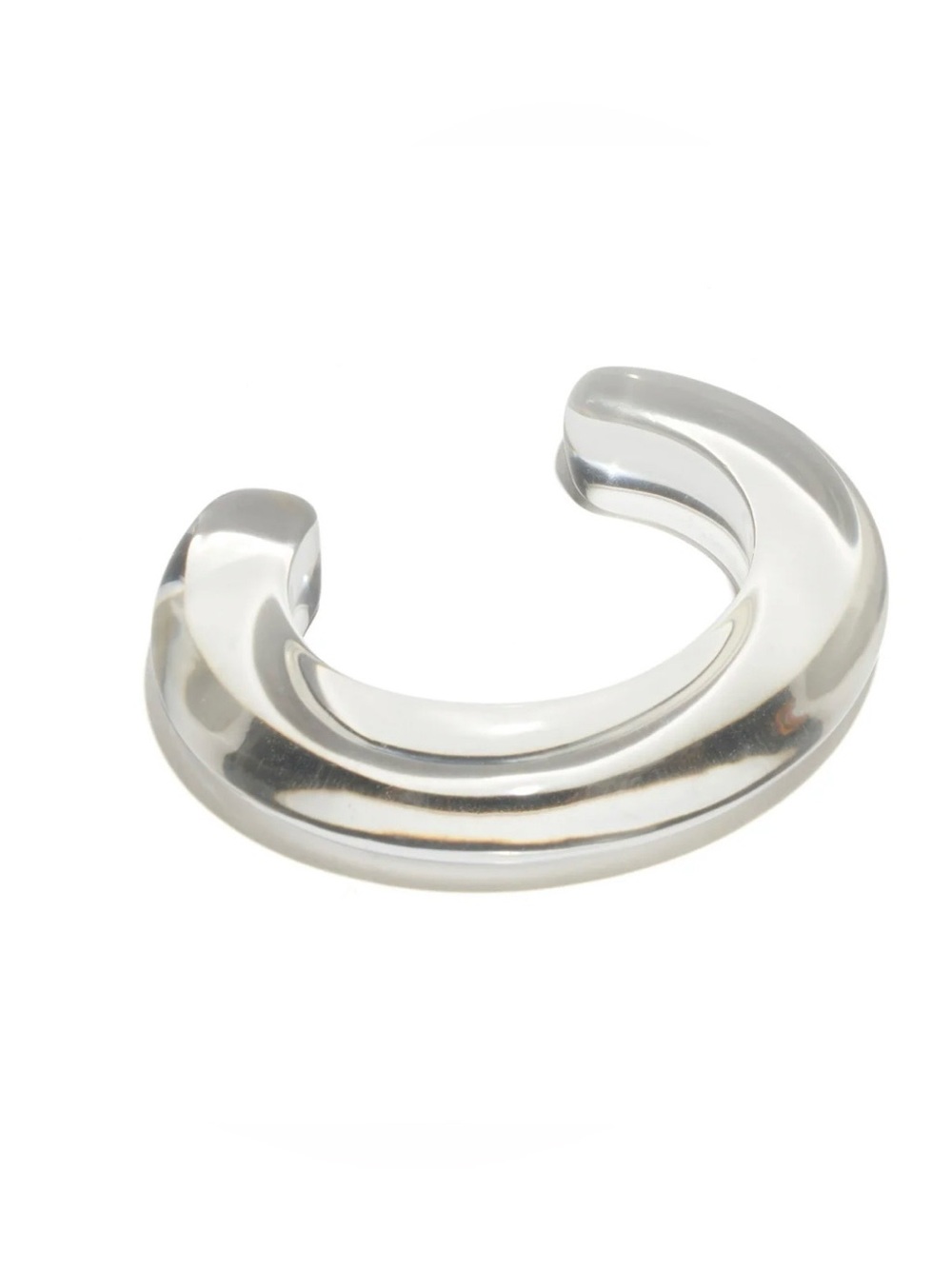 Lizzie Fortunato Ridge Clear Cuff Bangle Bracelet